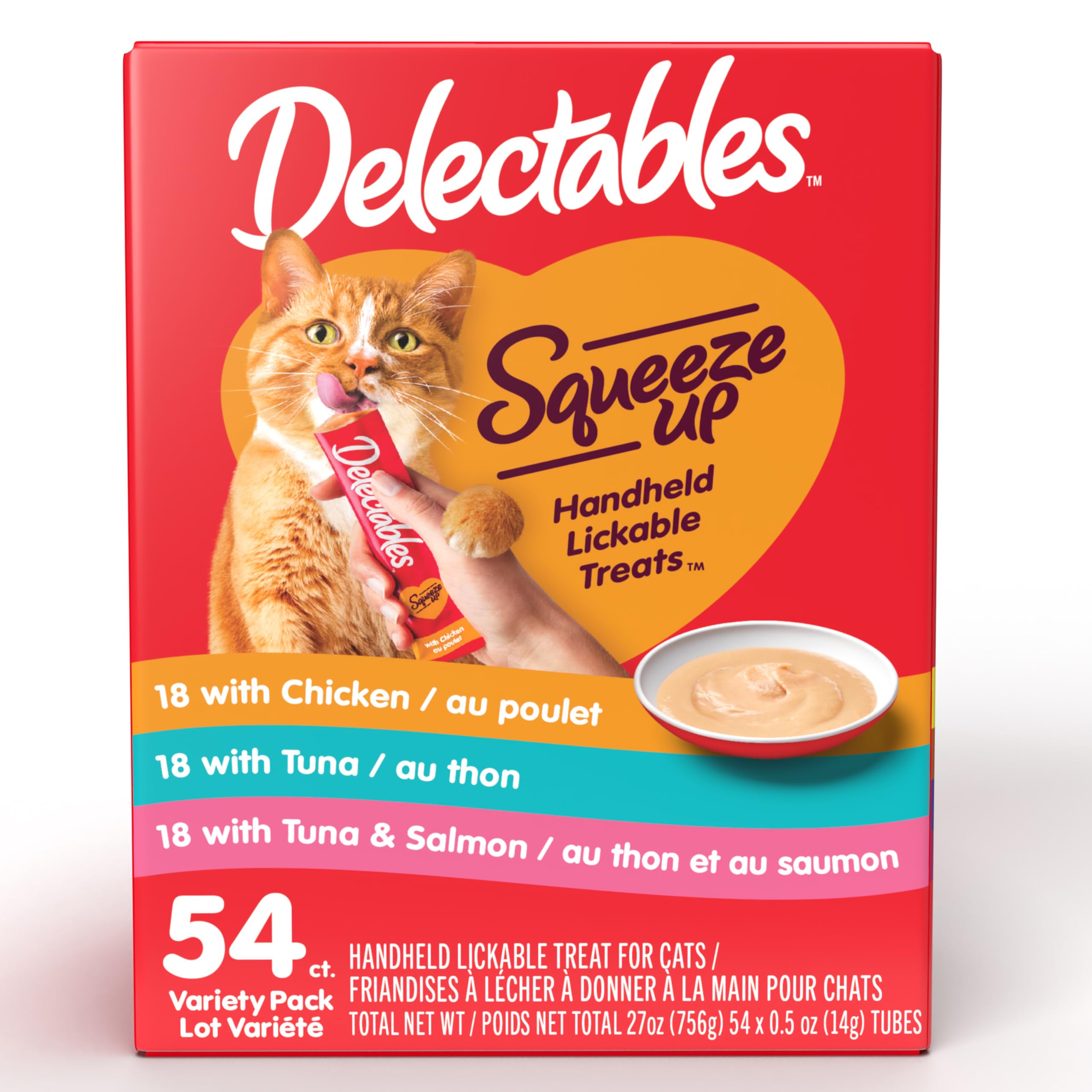 Hartz Delectables Squeeze Up Variety Interactive Lickable Wet Cat