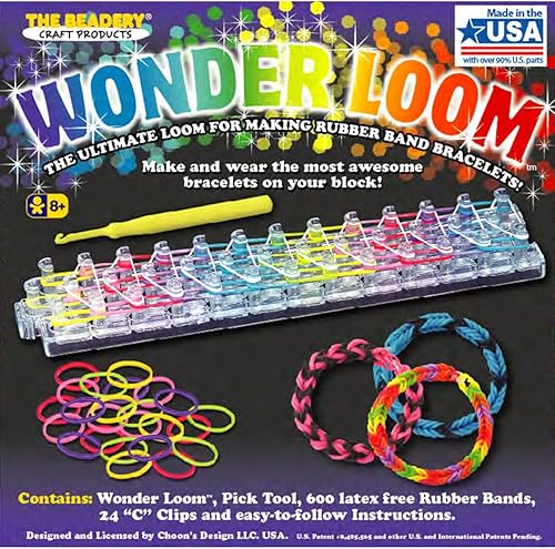 Beadery - Kit Telar Maravilloso Wonder Loom para hacer brazaletes