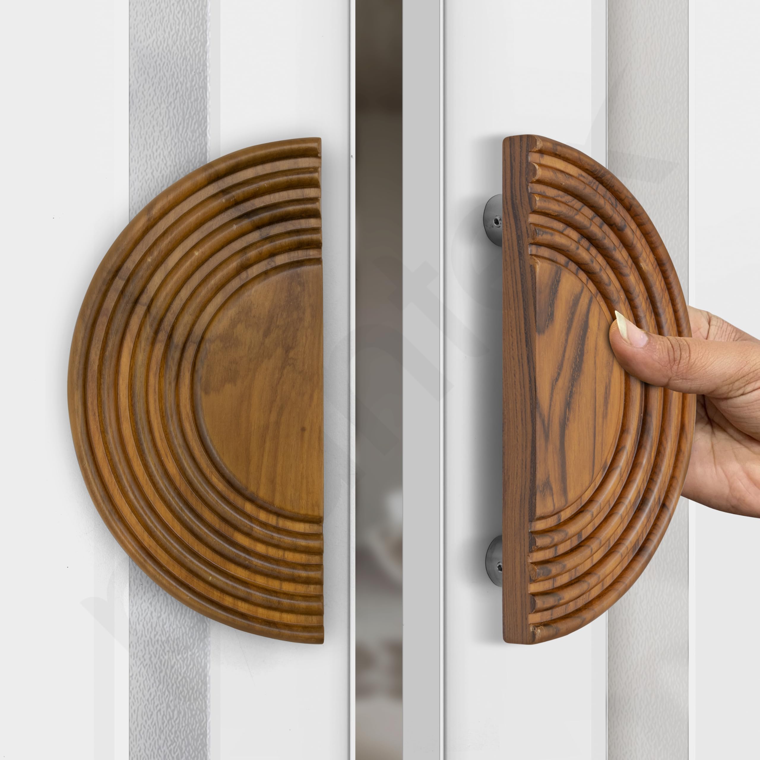 Plantex 8 Inch Main Door Handle/Wooden Handle for Door/Pull-Push Door Handle/Door Accessories (Pack of 1) — Amazon image 6