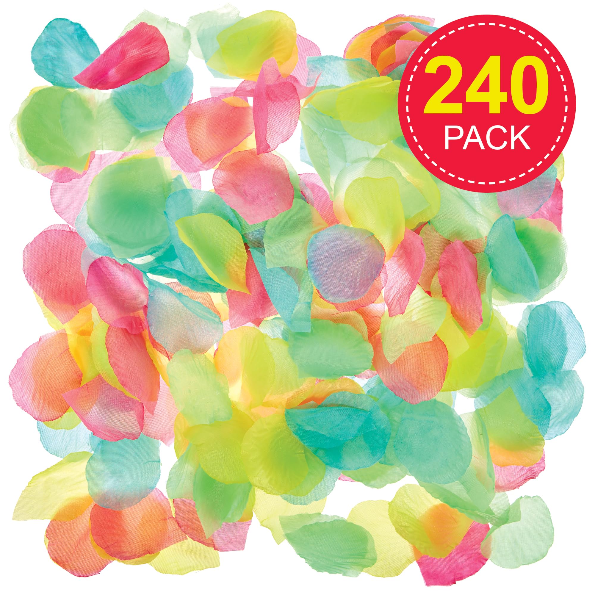 Baker Ross FN131 Fabric Petals - Pack of 240, Petals for Arts and Crafts Decorations, Weddings and Flower Arrangements - Image 2