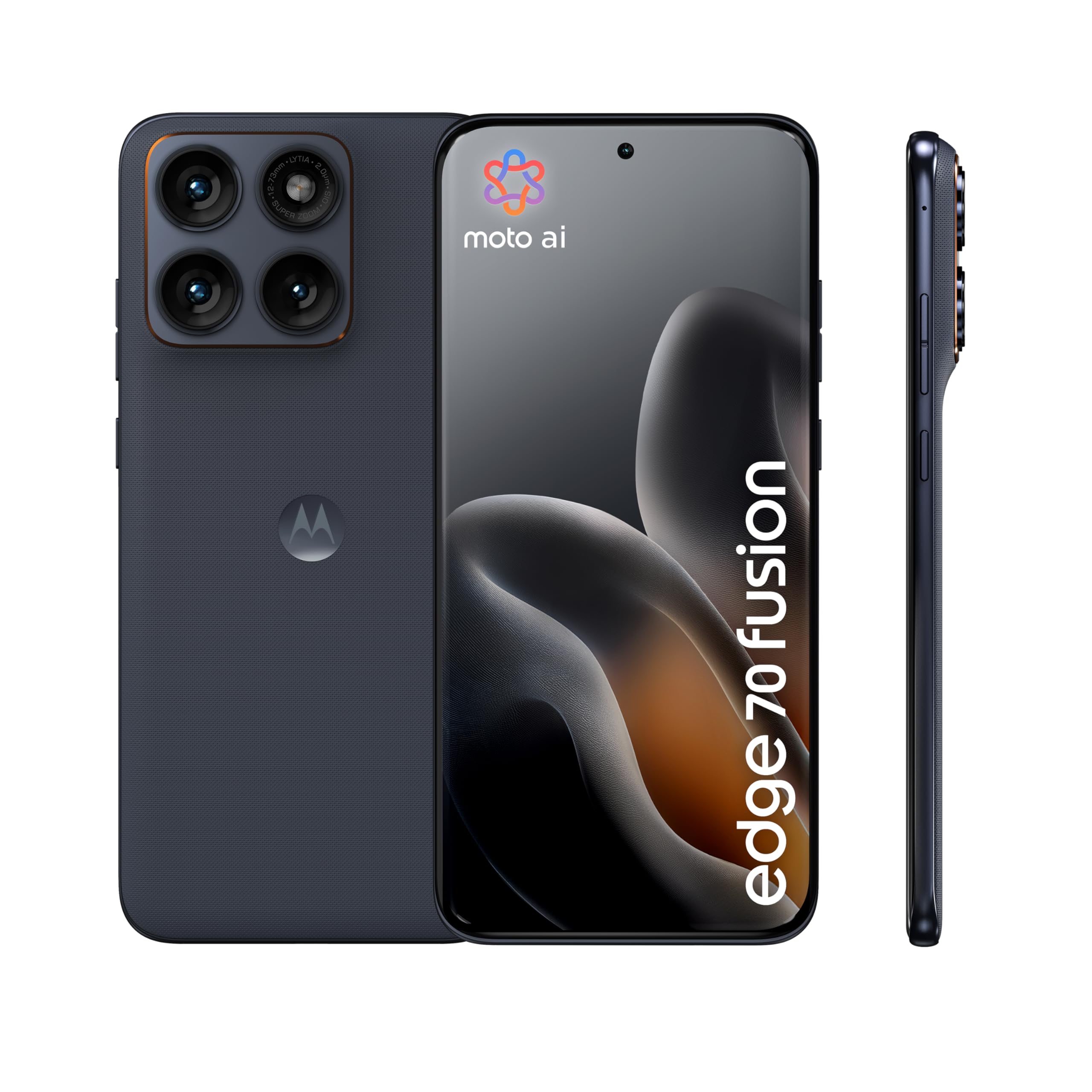 Motorola Edge 70 Fusion Pantone Silhouette 8GB 256GB, Pantalla Super HD AMOLED de 6,78″, cámara Sony Lytia 710 de 50 MP, batería de 5200 mAh