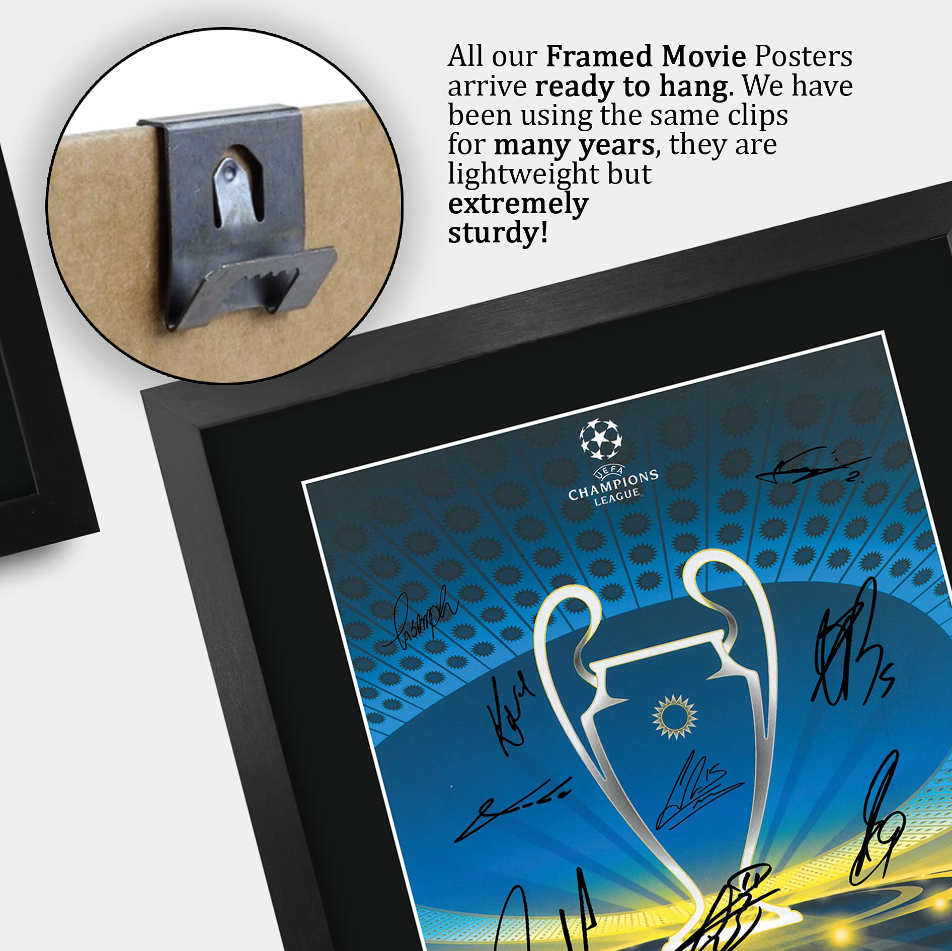 HWC Trading FR A3 Real Madrid 2018 Champions League Final Programme Drukowane Pamiątki Sygnowane Autografami Plakat Dla Kibiców I Kibiców Piłki Nożnej - A3 Oprawiony