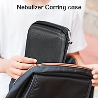 Vista 6 de ProCase Estuche de transporte para nebulizador portátil, máquina nebulizadora de mano para adultos y niños, bolsa de almacenamiento rígida