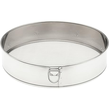 Mrs. Anderson's Baking Tamis Mesh Sifter: Essential for Delicate Dusting and Precise Sifting