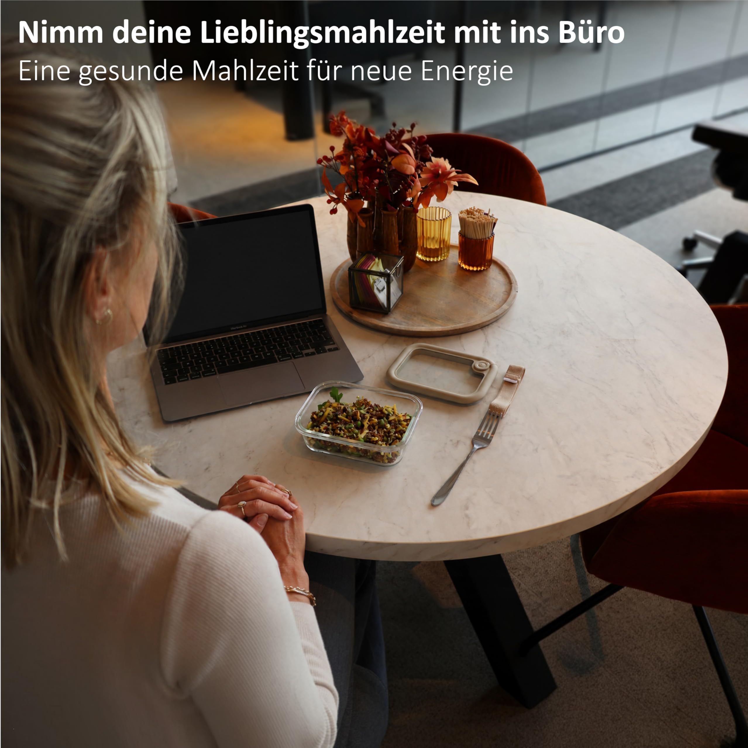 Glas Frischhaltedosen Set 6 Stück - 100% Glas mit Glasdeckel BPA frei PFAS frei - Glasbehälter luftdicht - Vorratsdosen Glas - Meal Prep Boxen - Küchen Organizer - Mikrowellengeeignet