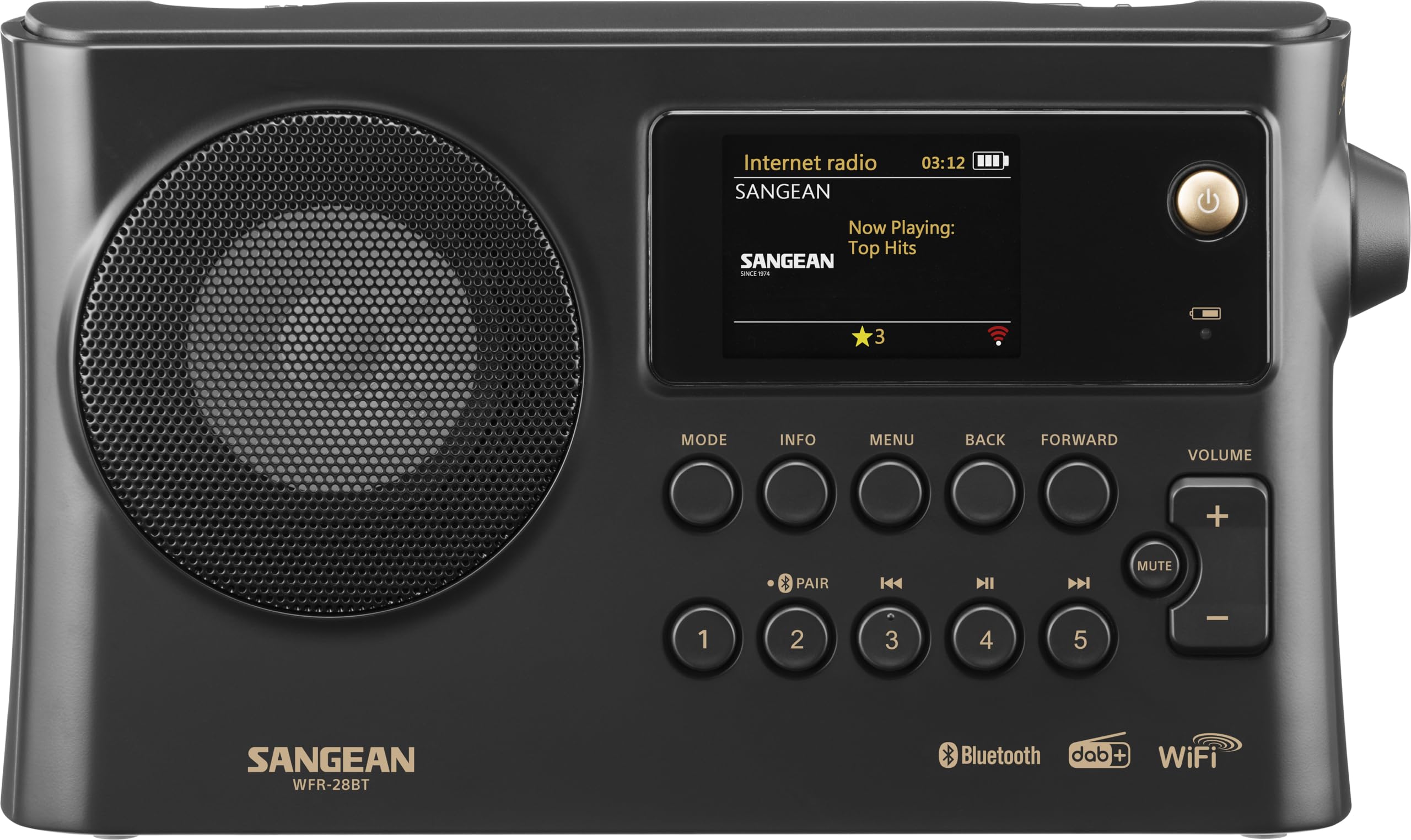 Sangean WFR-28BT Black : Amazon.com.au: Electronics