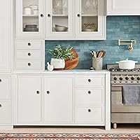 Vista 3 de OLAYA Cabinet Knobs 6 Pack Glazed Ceramic Knobs with Pumpkin Shape for Decor Door Pull Handle for Vintage Cabinet Drawers Closets Cupboard(Pumpkin