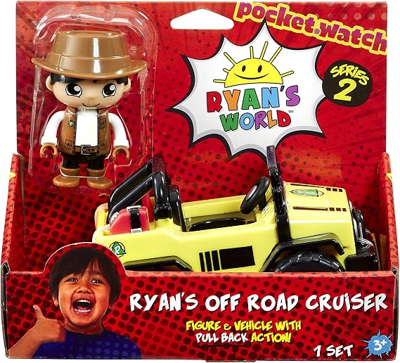 RYAN'S WORLD Childrens Playset Figure & Vehicle-Series 2, Multi-Colour