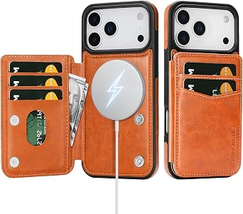 SkyEagle for iPhone 18 Pro Max / 17 Pro Max Phone Wallet Case,Orange