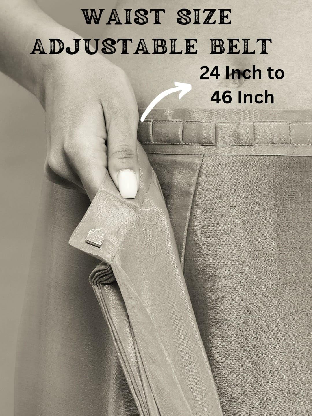 Art Face Prints Handloom Linen Cotton Ready To Wear Saree