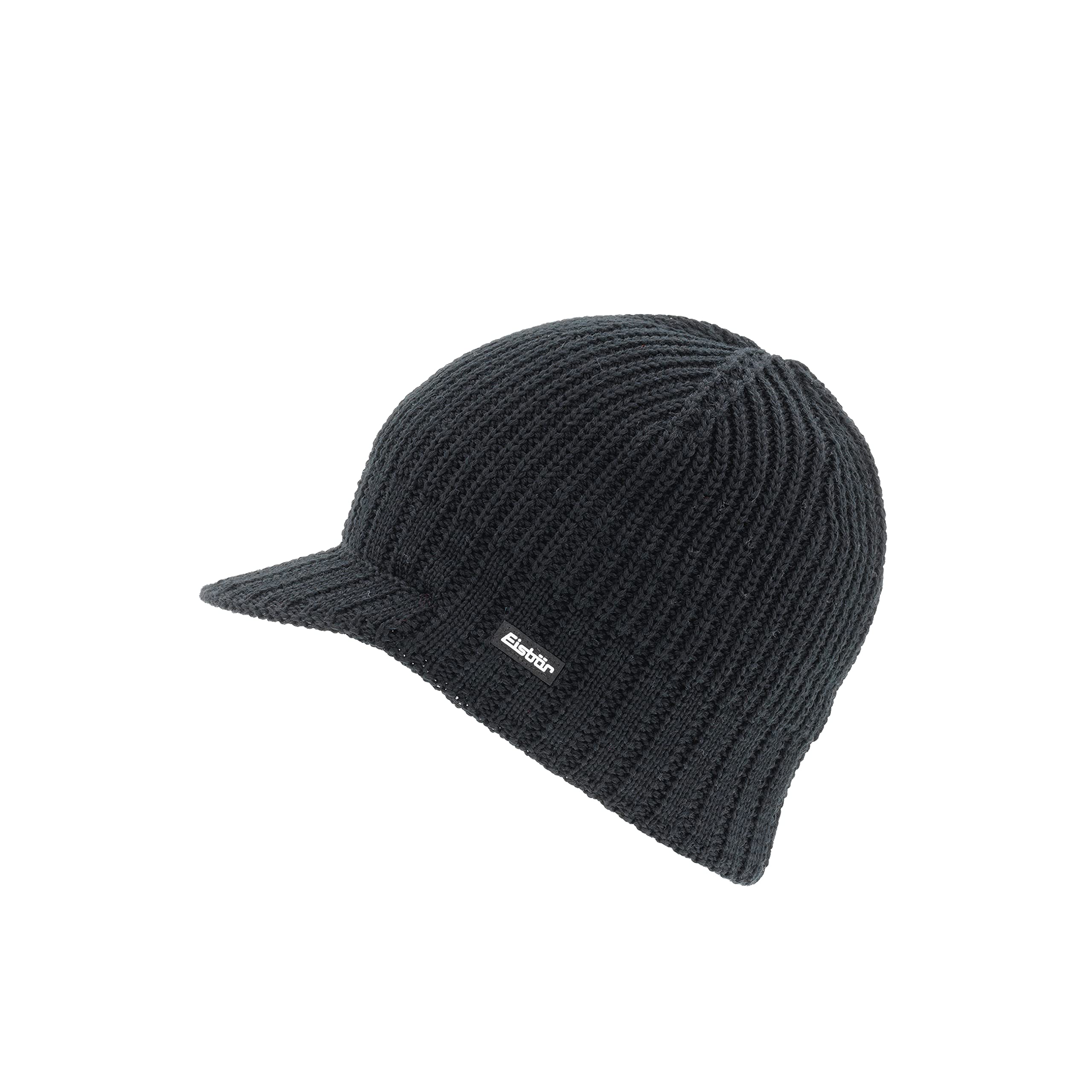 Eisbär Mütze Herren Paul 2.0 Cap - Merino Wintermütze für Männer - mit Fleece für Schutz gegen Wind & Kälte - Strickmütze mit Schirm Cap mit Visor Haube aus Österreich