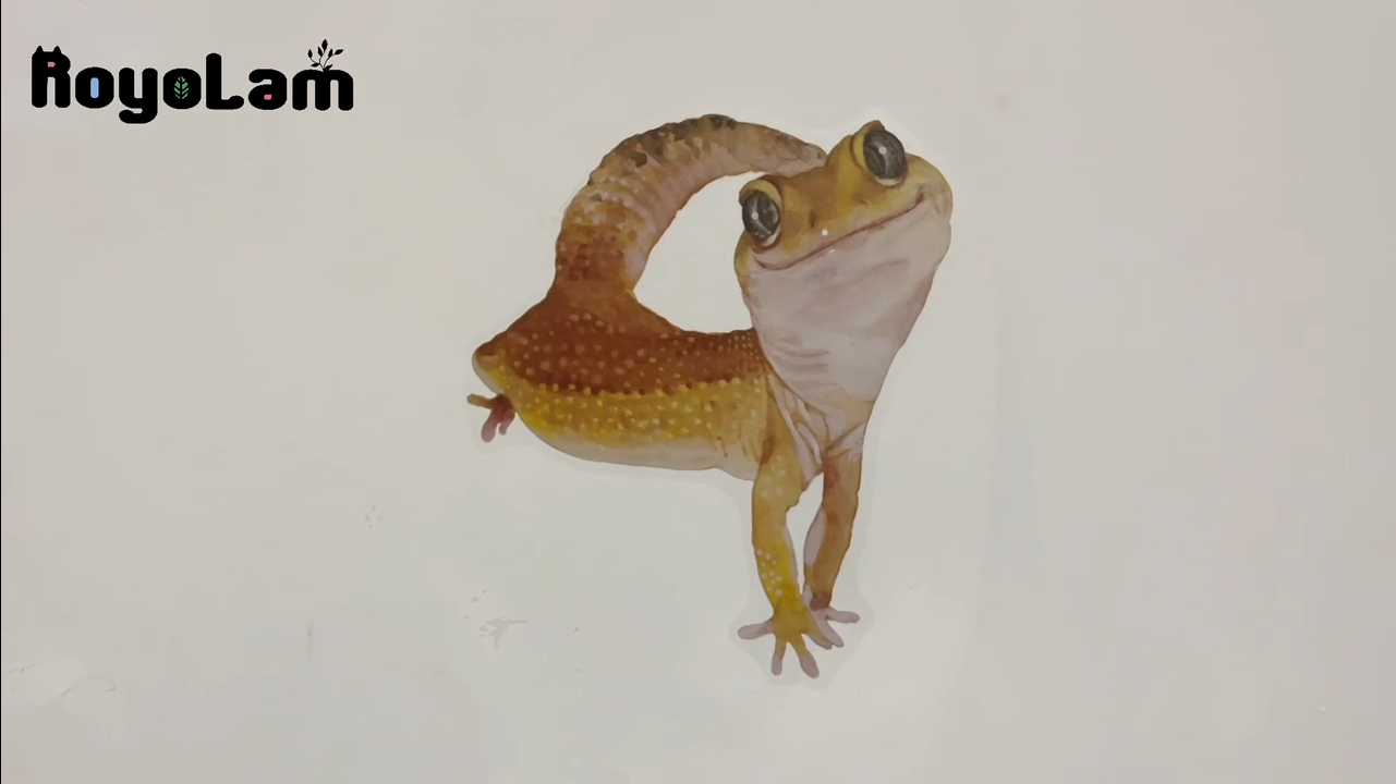 Vinilo decorativo de gecko removible e impermeable miniatura 7
