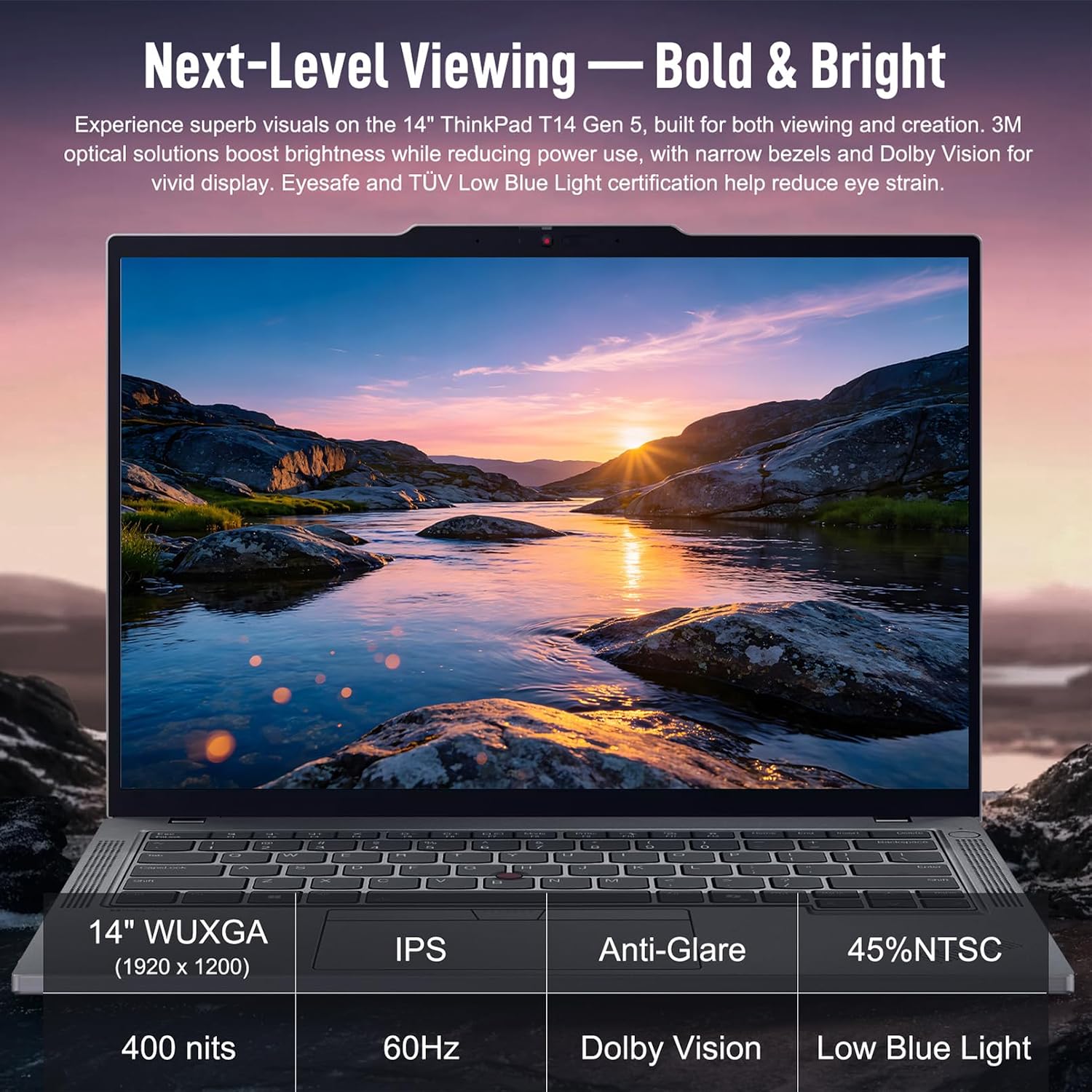Lenovo ThinkPad T14 Business AI Laptop, 14" HD+ IPS,Intel Core Ultra 7 155U image 4