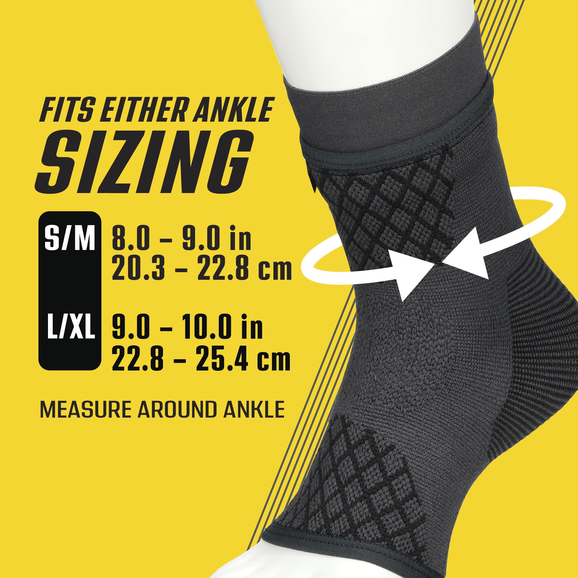 Futuro Premium Compression Ankle Sleeve, L/XL