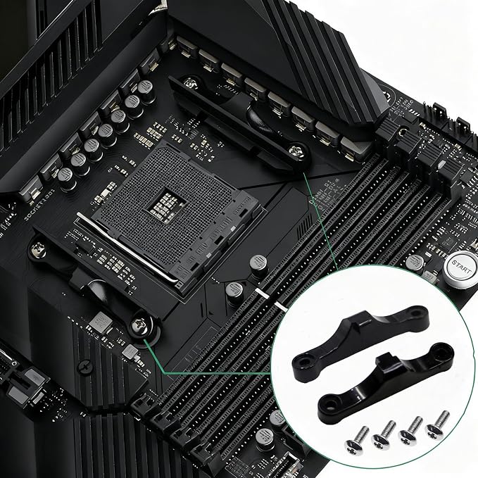 Soporte para CPU AM5 compatible con AMD, 2 piezas miniatura 3