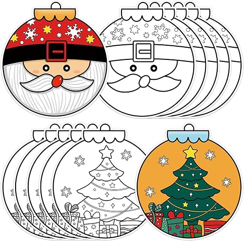 Manteles individuales desechables de papel para colorear de Navidad, mantel individual de actividades para colorear de Navidad, decoración de