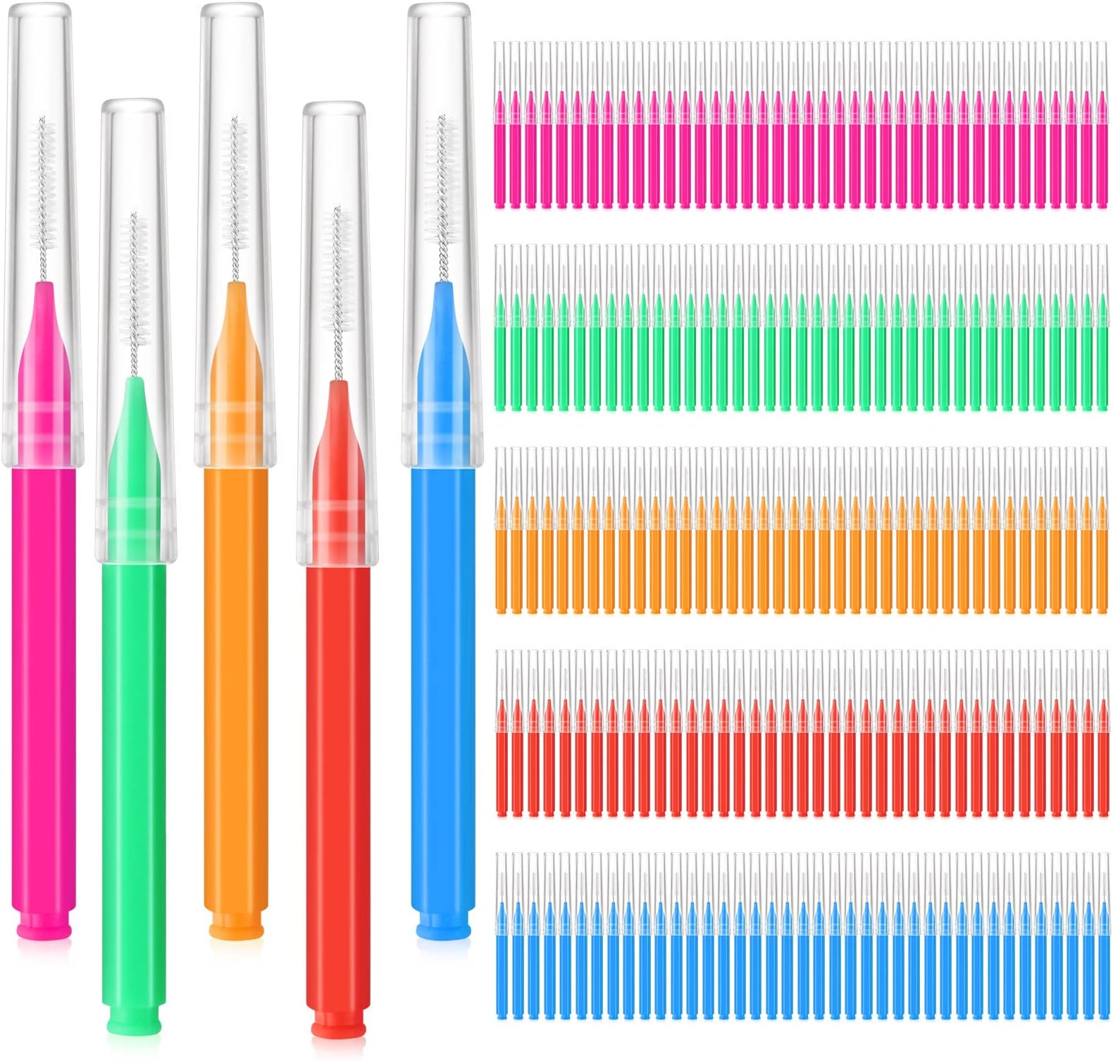 Yetene 200 Pcs Interdental Brushes Braces Brush for