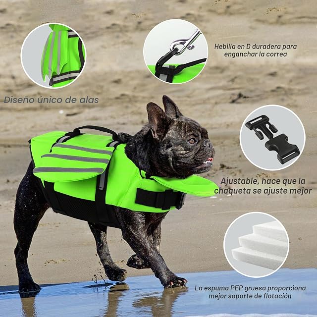 Foto 3 de 7 de Petglad Chaleco Salvavidas para Perro