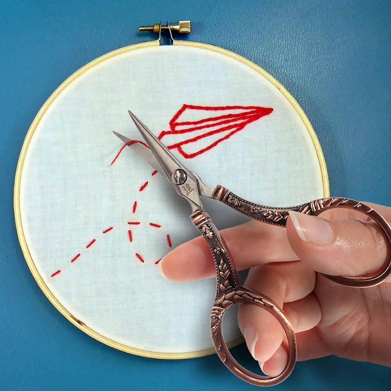 JubileeYarn Decorative Floral Embroidery Craft Scissors - Assortment - 3 Scissors