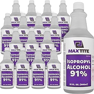 MaxTite Isopropyl Alcohol 91% (4 Gallon, 16 Pack of 32oz)