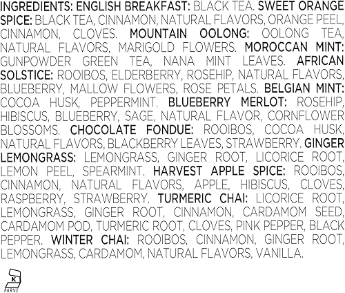 Miniatura 5 de Tea Forte Winter Chalet - Mini calendario de adviento para 12 días de acogedor té festivo, juego de 12 bolsas de té infusor con puertas numeradas,