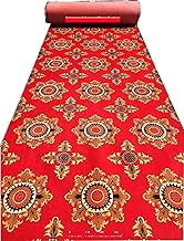 Floor Runner Carpet For Awards Night And Party (Multicolour, Polyester & Silk, 4 x 50 Feet).