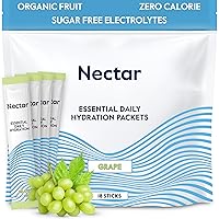 Vista 46 de Nectar - Paquete de electrolitos en polvo, sin azúcar y 0 calorías, de frutas orgánicas, hidratación diaria IV para alivio de la deshidratación
