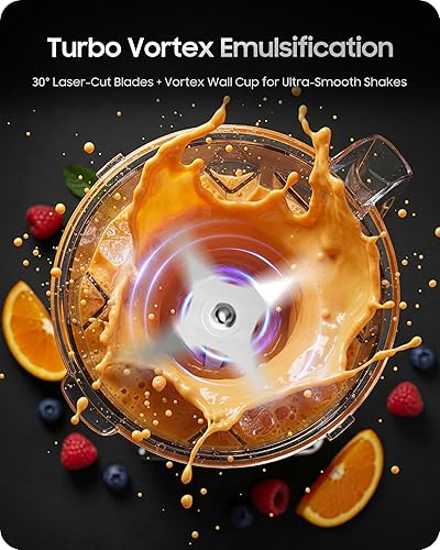 Miniatura 5 de Licuadora al vacío, licuadora profesional comercial y doméstica de 35000 RPM para batidos, taza Tritan de 56 onzas, leche de nueces, jugo fresco,
