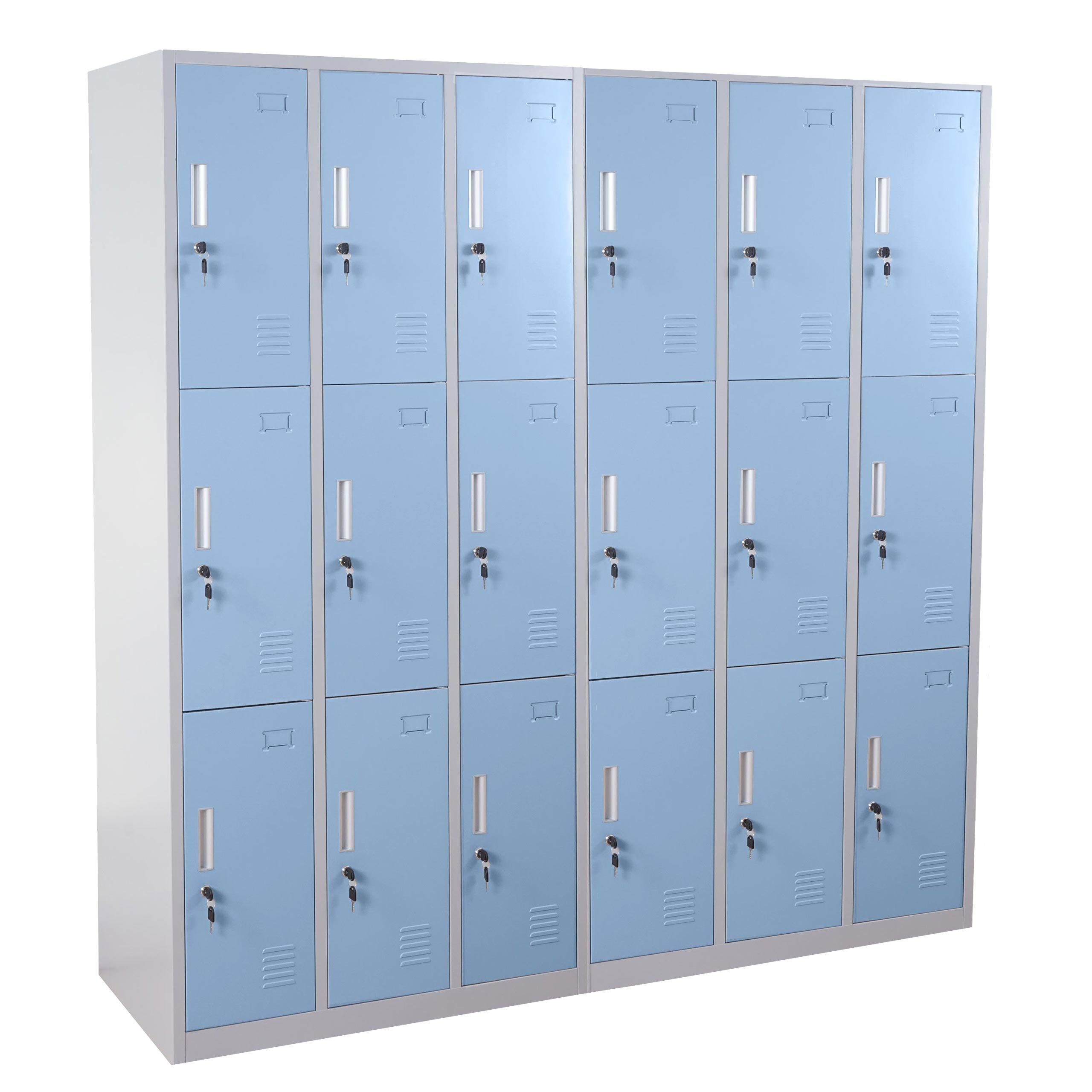 Mendler taquilla Boston T829, taquilla para Objetos de Valor, 18 Compartimentos