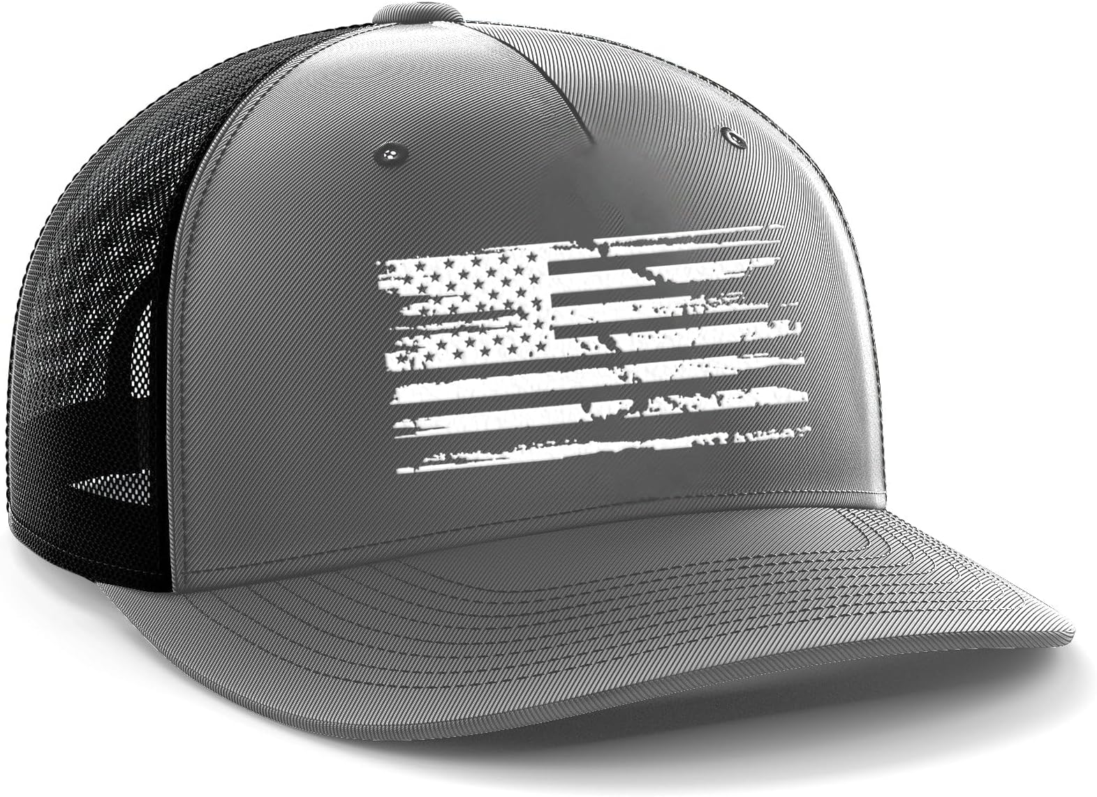 PVC American Flag Snapback Hat for Men and Women
