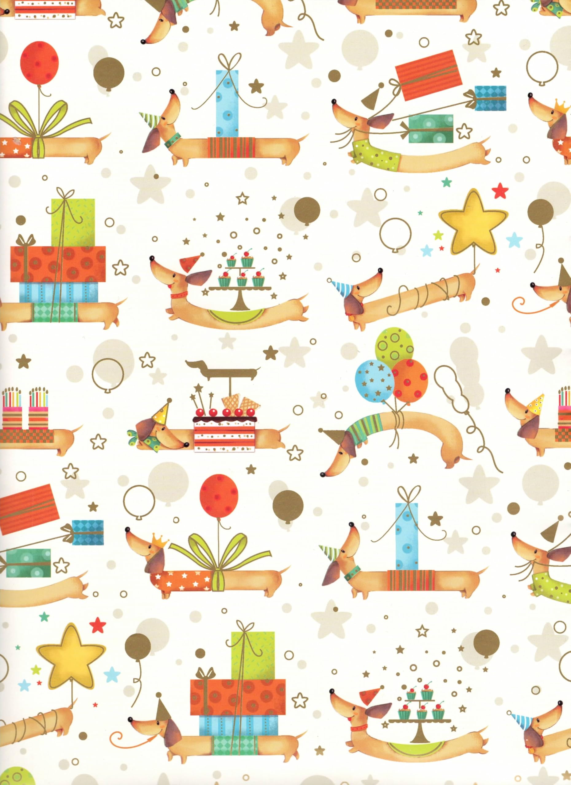 ARKRAFT Gift Paper 3 Sheets 90 x 65 cm Made in Italy FSC Paper Plastic Free Packaging (18-9413)