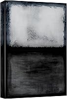 Vista 21 de wall26 Lienzo impreso para pared, pintura oscura, paisaje de trazos de paisaje de trazos abstractos de formas ilustraciones, arte moderno