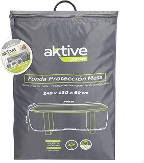 Aktive 61502 - Funda protectora para mesa de jardín 240x130x60 cm