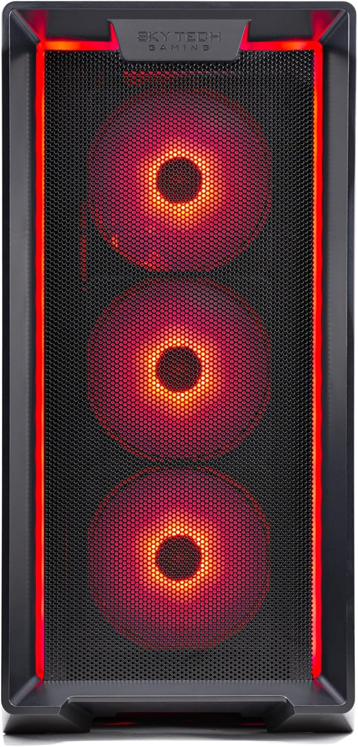 Skytech Gaming Nebula Gaming PC, Intel i5 14400F 2.5GHz, NVIDIA RTX 5060 Ti 16GB VRAM, 1TB Gen4 NVMe SSD, 16GB DDR5 RAM 6000, 650W Gold PSU, WI-FI 5, Windows 11, Desktop