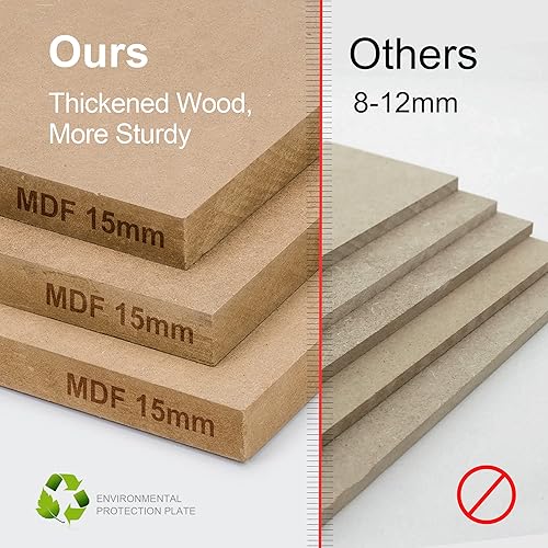 Miniatura 7 de VANIRROR Armarios de almacenamiento blancos, gabinete de pared de baño, armario de lavandería sobre inodoro gabinete de almacenamiento de espacio