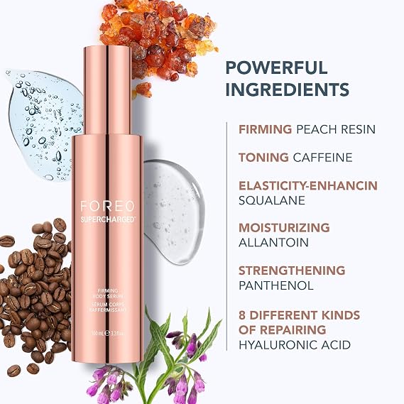 FOREO BEAR 2 body Advanced Micro Current Body Massager + Conductive SUPERCHARGED Firming Body Serum - Cellulite Massage and Lymphatic Drainage - Tight, Contour and Smooth - Body Massage