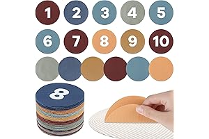 48Pcs 4" Carpet Spots for Classroom