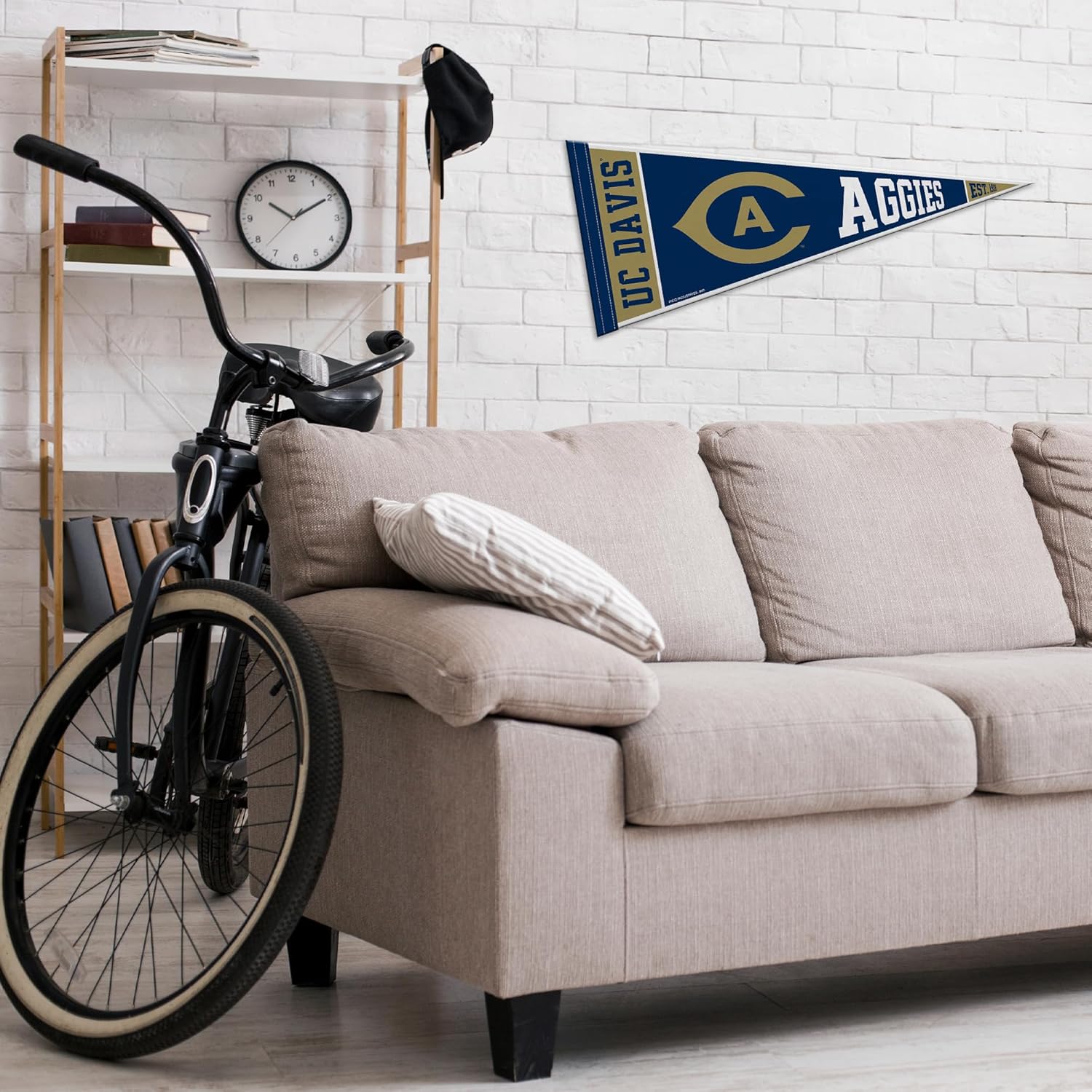 Rico Industries NCAA UC Davis Aggies 12" x 30" Felt Wall Décor Pennant - Great for Home/Bed Room/Man Cave Décor - Image 3