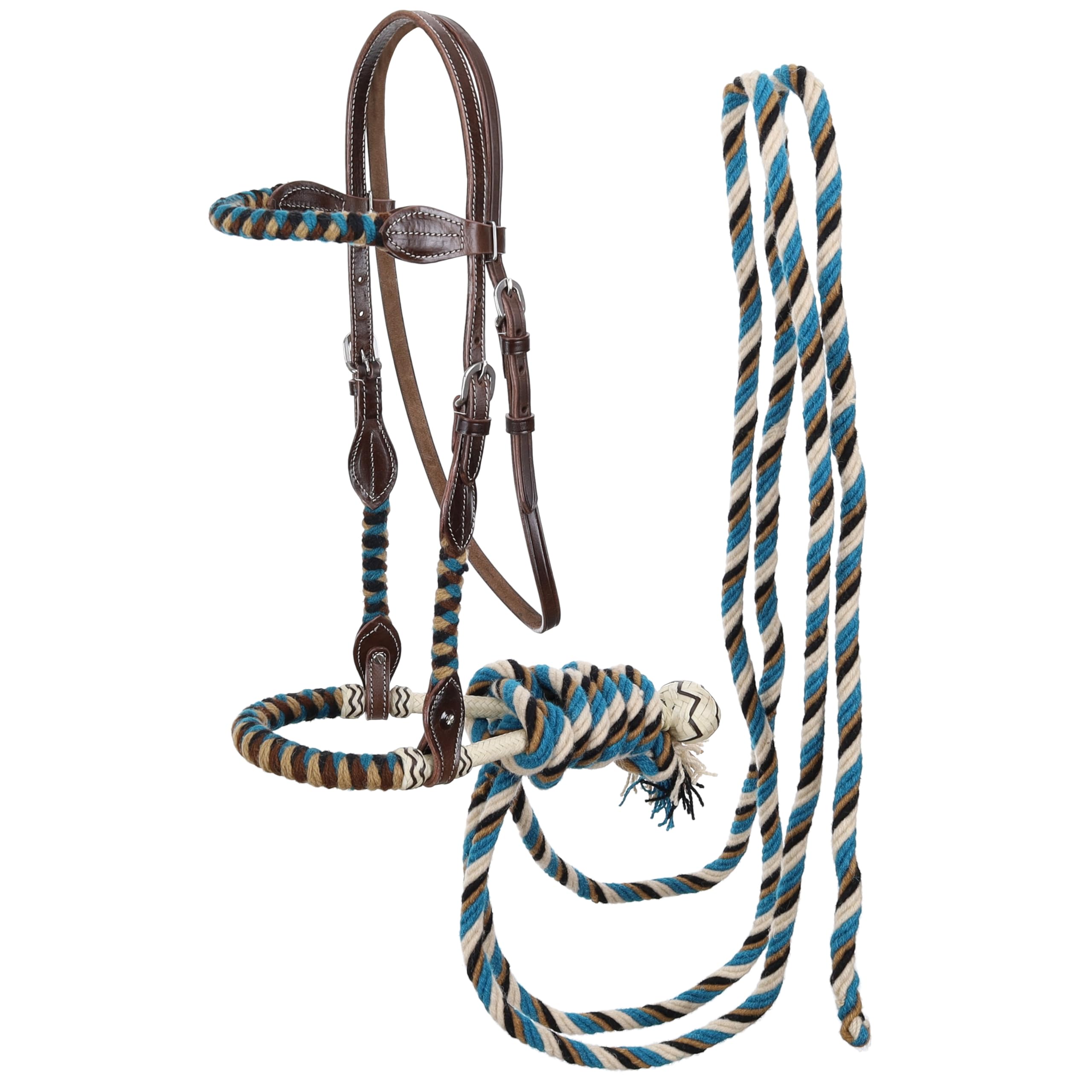 Showman Desert Dawn Mohair Bosal w/Reins