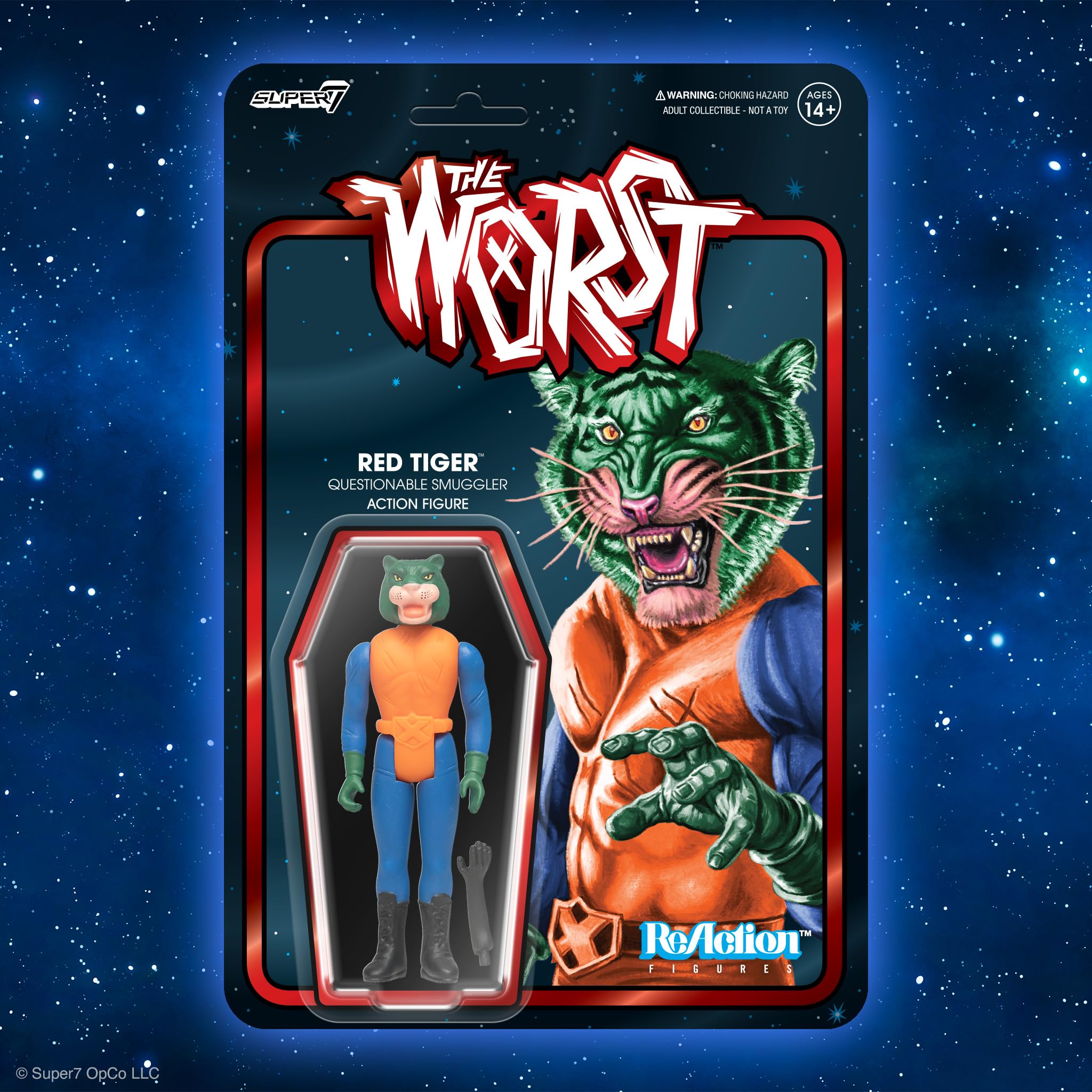 Amazon.co.jp: Super7 The Worst Red Tiger Scum Squad - 3.75