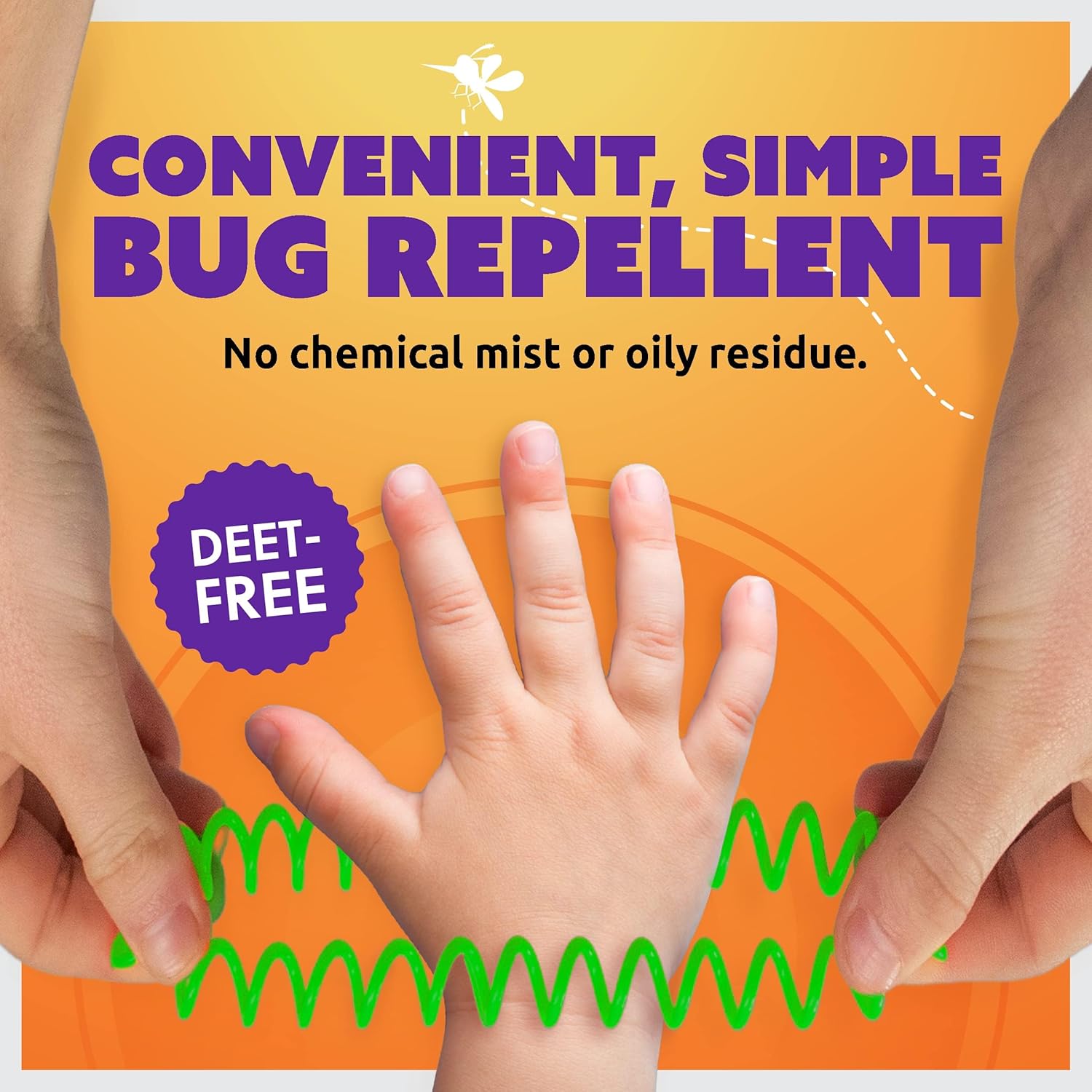 Superband Mosquito Repellent Bracelets for Adults & Kids - Pack of 25 - Long Lasting, Natural Bug and Insect Repellent Bracelet - Waterproof, Individually Wrapped, Deet-Free Bands - Multicolor