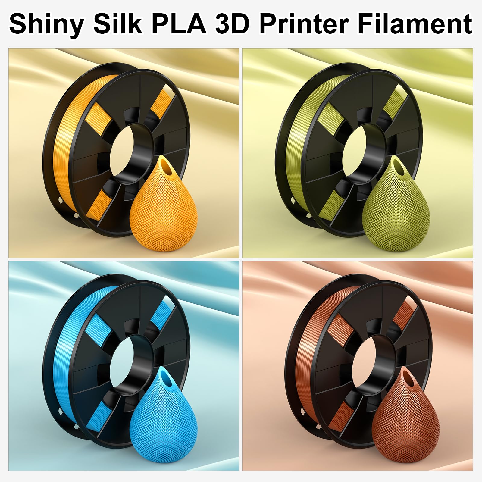 Amazon.co.jp: ENTINA 4色 PLA 3Dプリンターフィラメント Tina 2用
