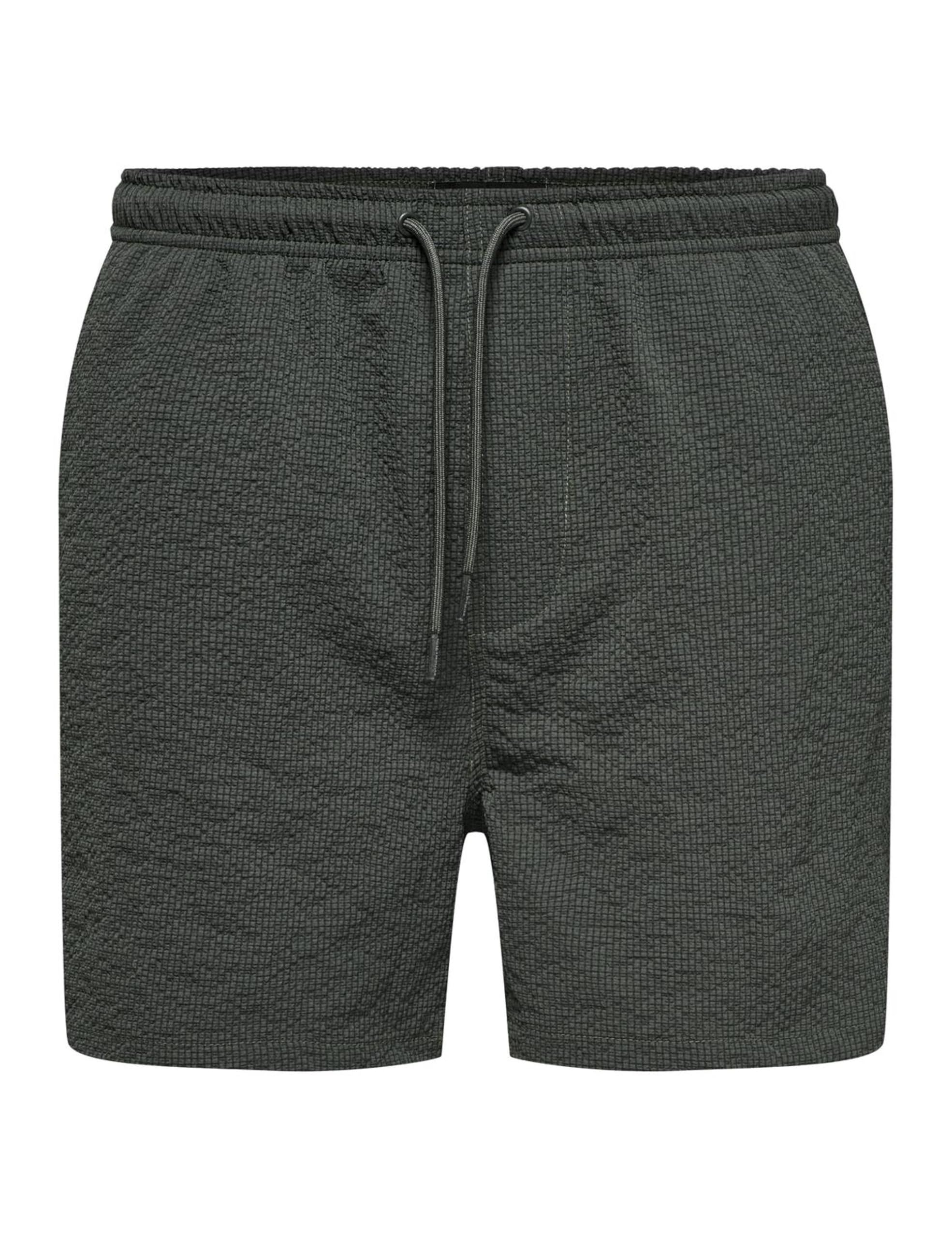 Only & Sons Szorty kąpielowe Mężczyźni Onsted Life Solid Seersucker Swim Noos