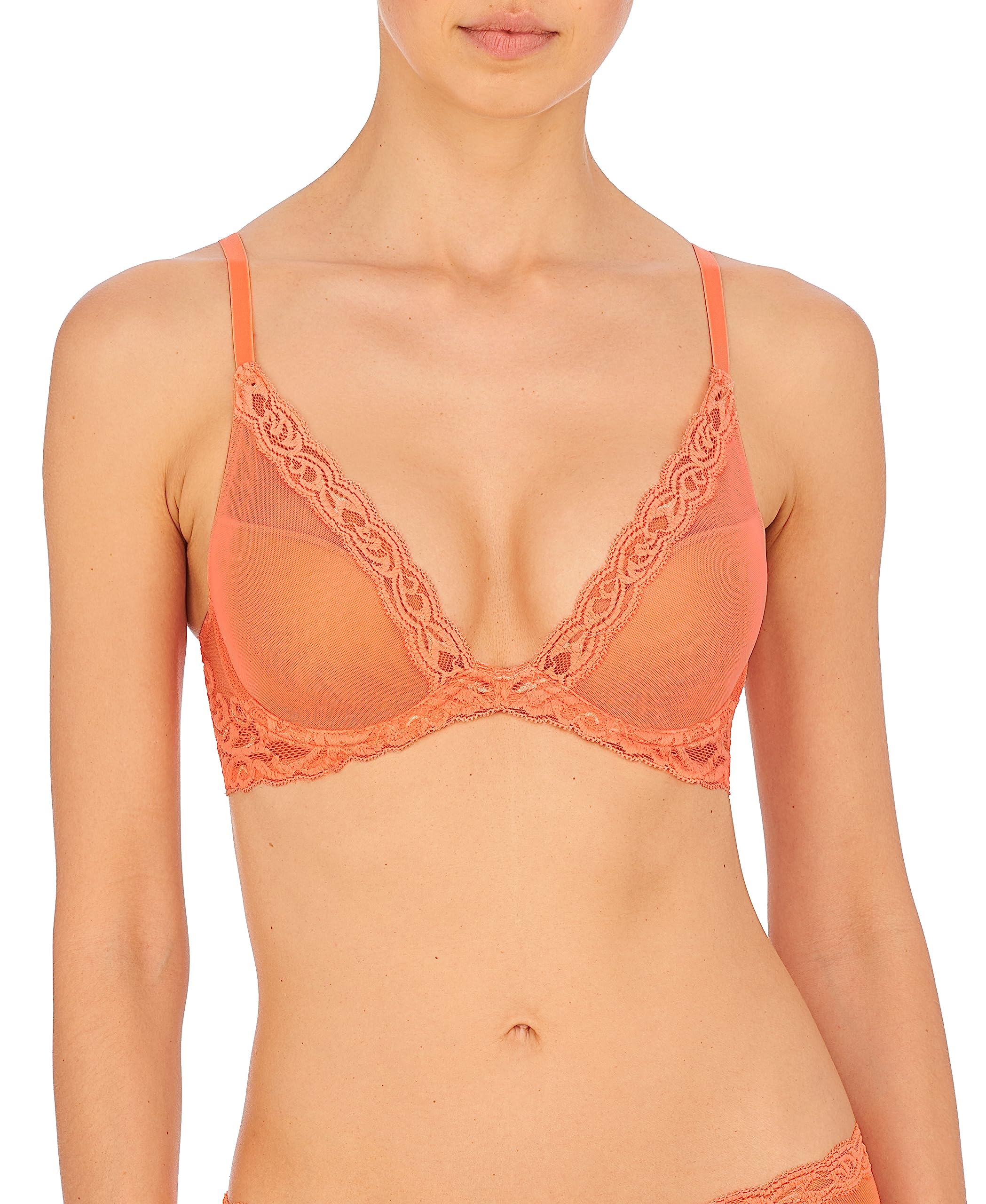 Natori Women Feathers Lace Plunge T-Shirt Bra — view 36