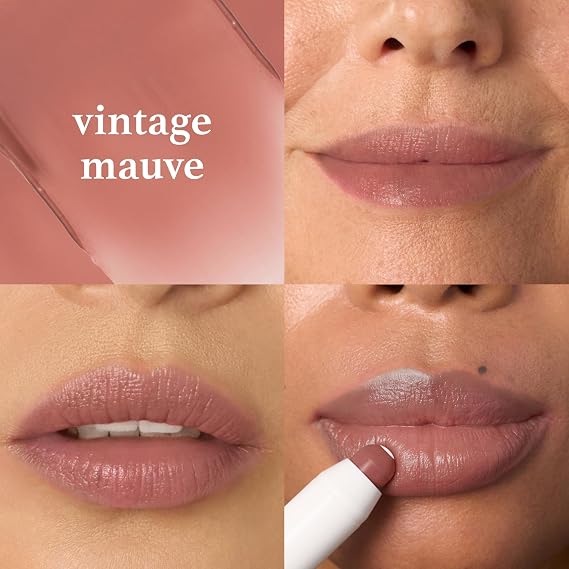 Julep It's Balm Tinted Lip Balm + Buildable Lip Color, Vintage Mauve, Natural Gloss Finish, Antioxidant-Rich, Long-Lasting Lip Color, Hydrating Vitamin E Core & Sunflower Butter, Vegan & Cruelty Free