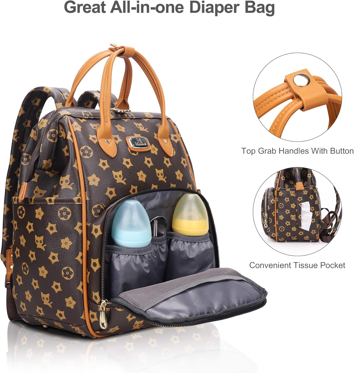 hafmall changing bolsa backpack