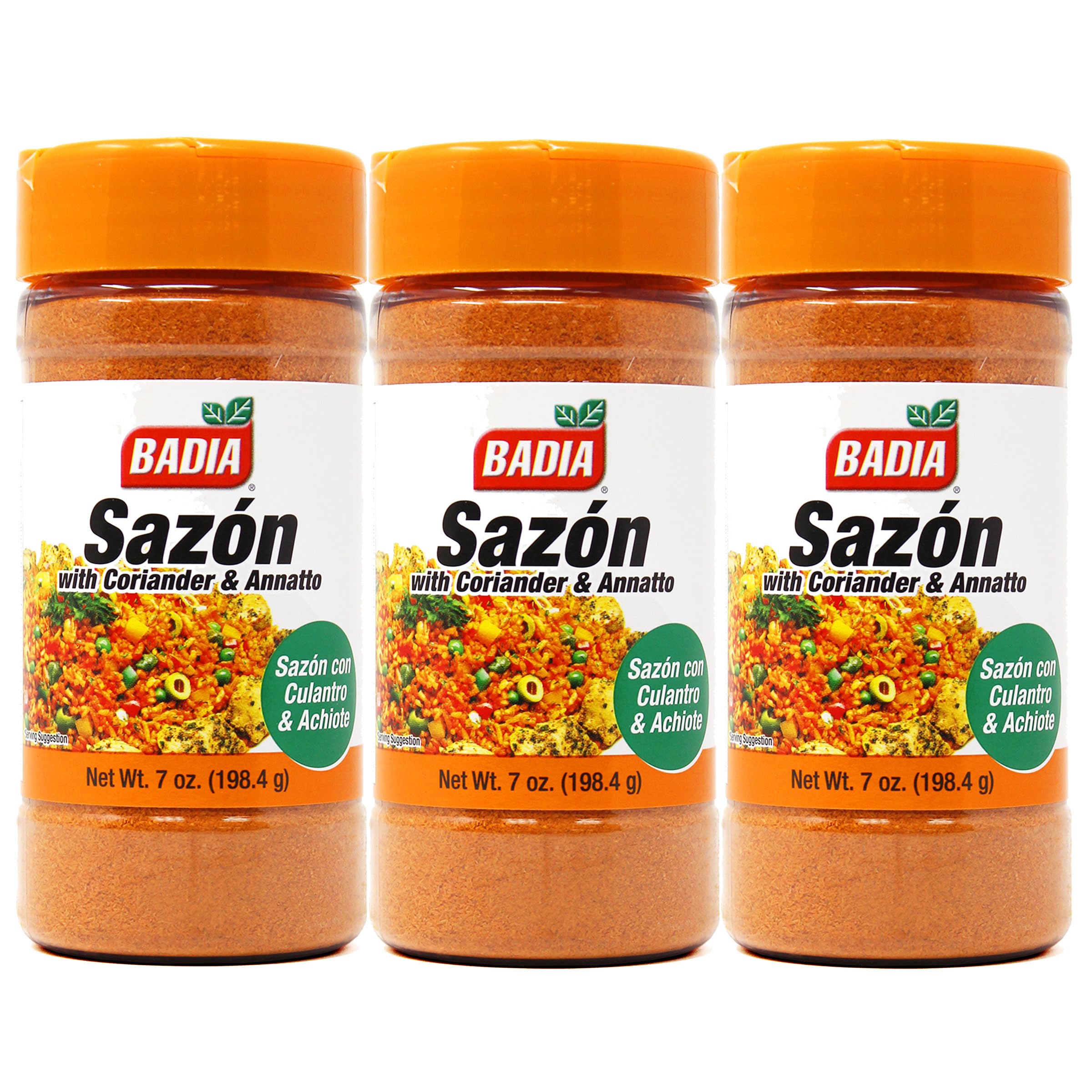 Badia Sazon with Coriander & Annatto, 7 oz - Palatize Pack of 3