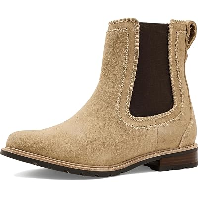 Ariat Wexford Whipstitch camel suede
