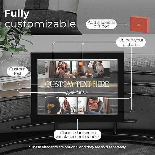 Miniatura 8 de EGD Rollo de fotos acrílico personalizado para regalos  Regalos personalizados para el día de San Valentín para él y ella  Elige tus fotos favoritas