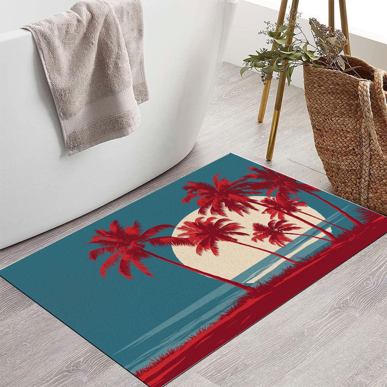 Tapis de sol absorbant 50x80 cm lavable pour stopper la saleté de l'extérieur